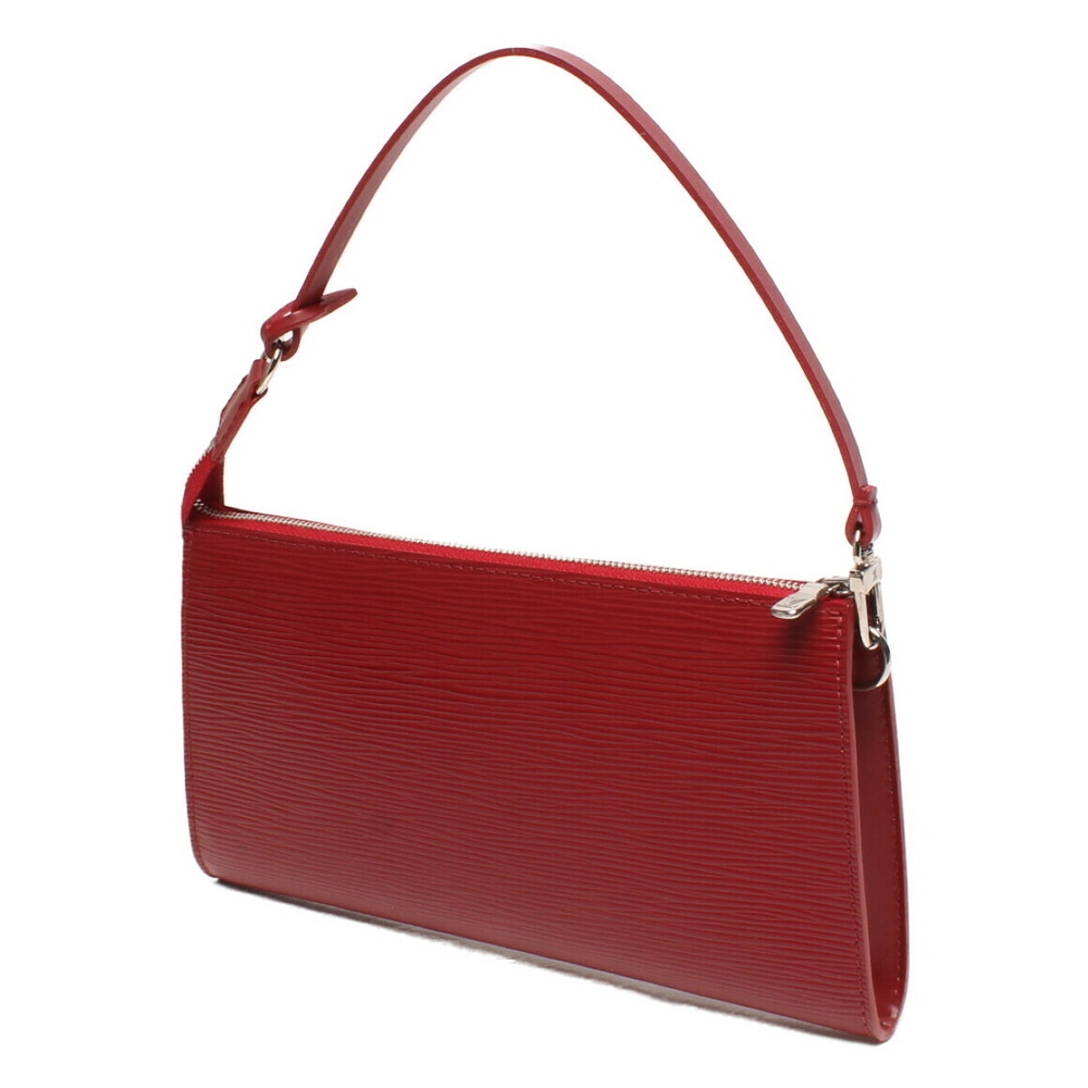 Louis Vuitton Castilian Shoulder Bag Leather Handbag Red Epi Crossbody